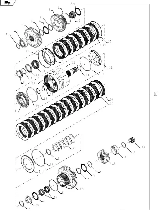 87431401 - Кольцо упл. вала КПП TJ T9./St.