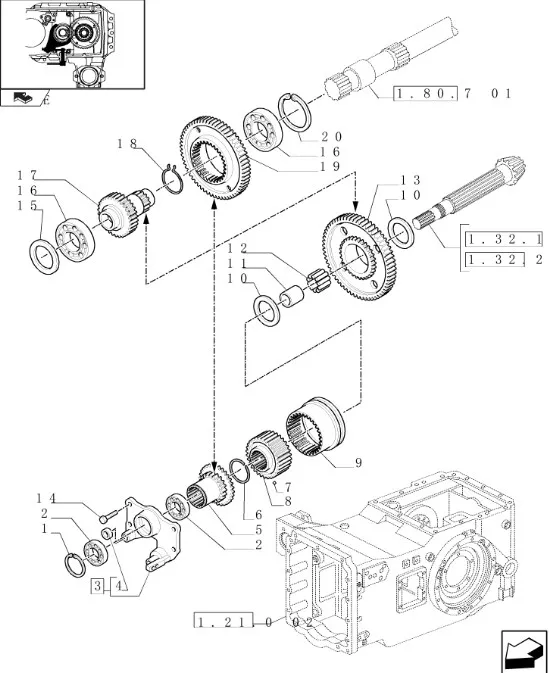 5198173 - вал-шестерня