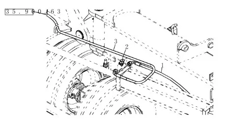 87570933 - шланг гидравлический