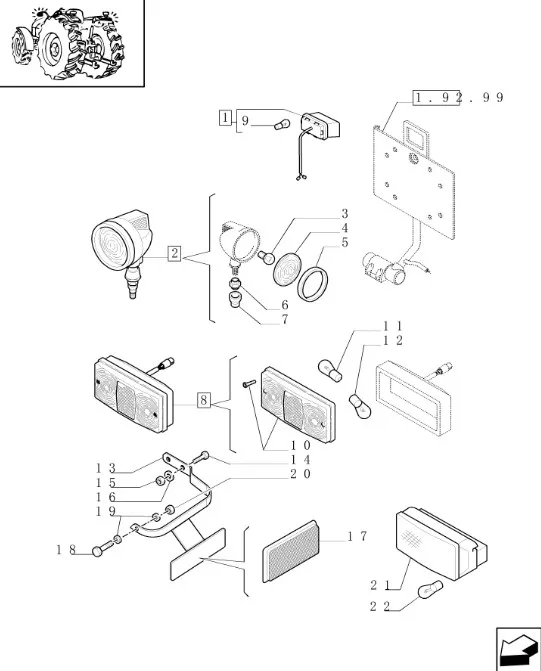 5198446 - Фонарь задний